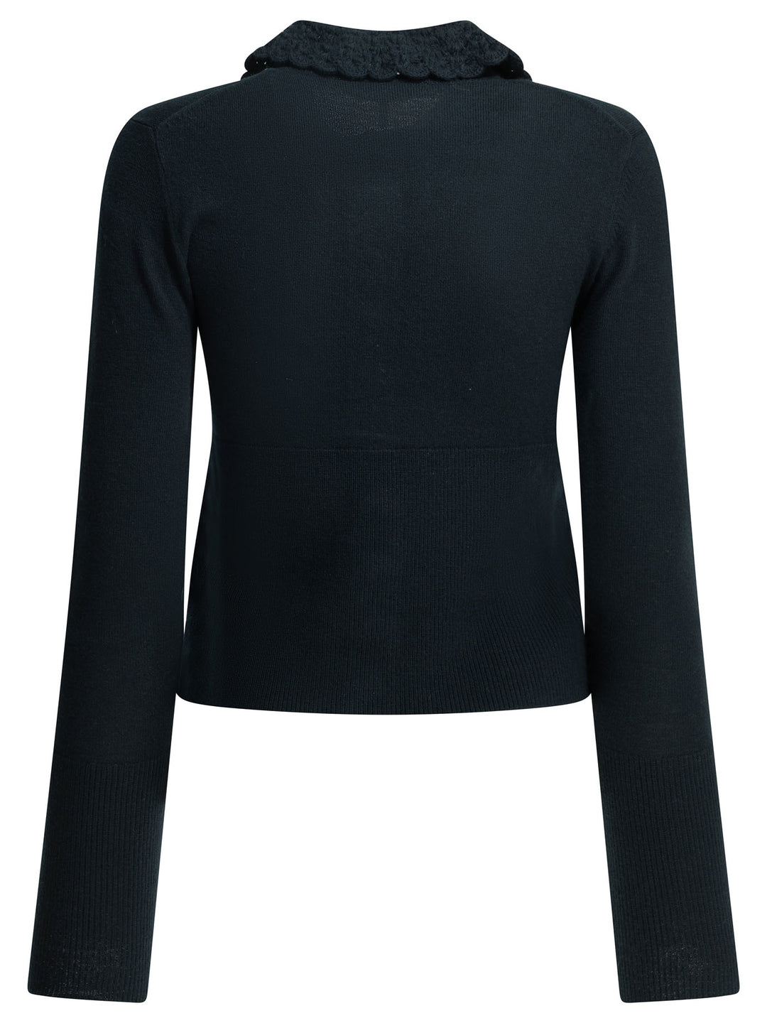 Chloé Polo Sweater With Logo Knitwear - Blu | 7fbc73e6d798f886f7e3b44606adcb2970913e04