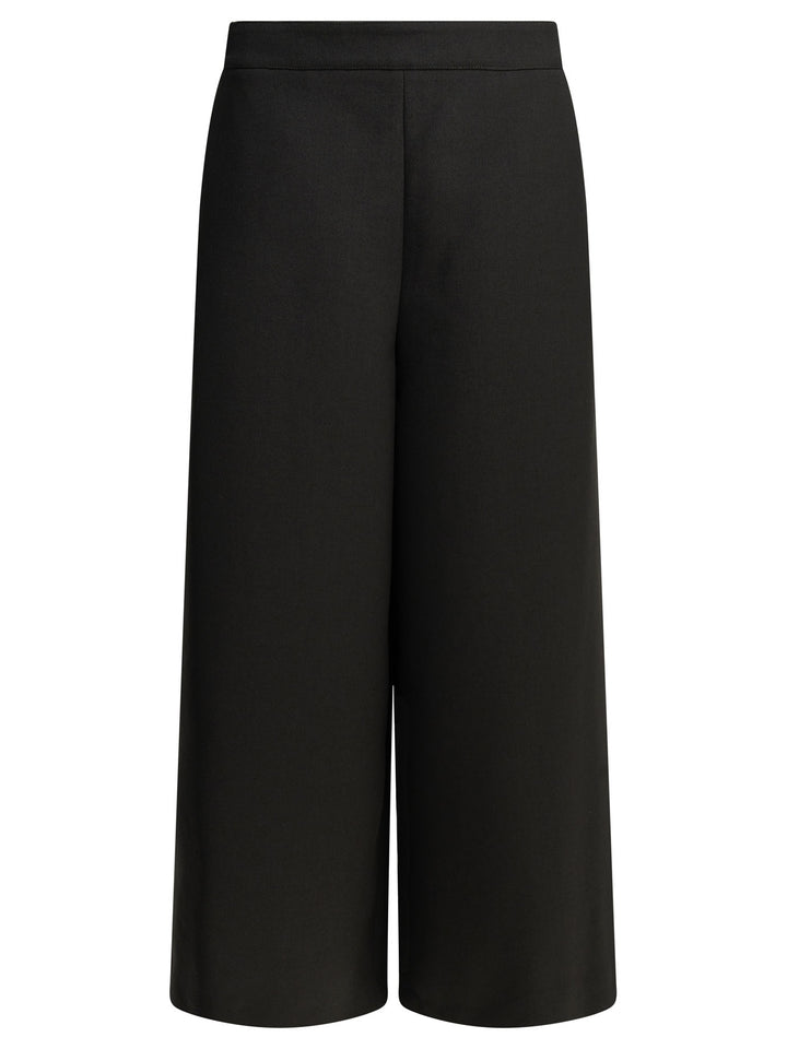 Chloé Wool Tailored Pants Trousers - Nero | e191c05077714599e49fe15883307ab72444eab9