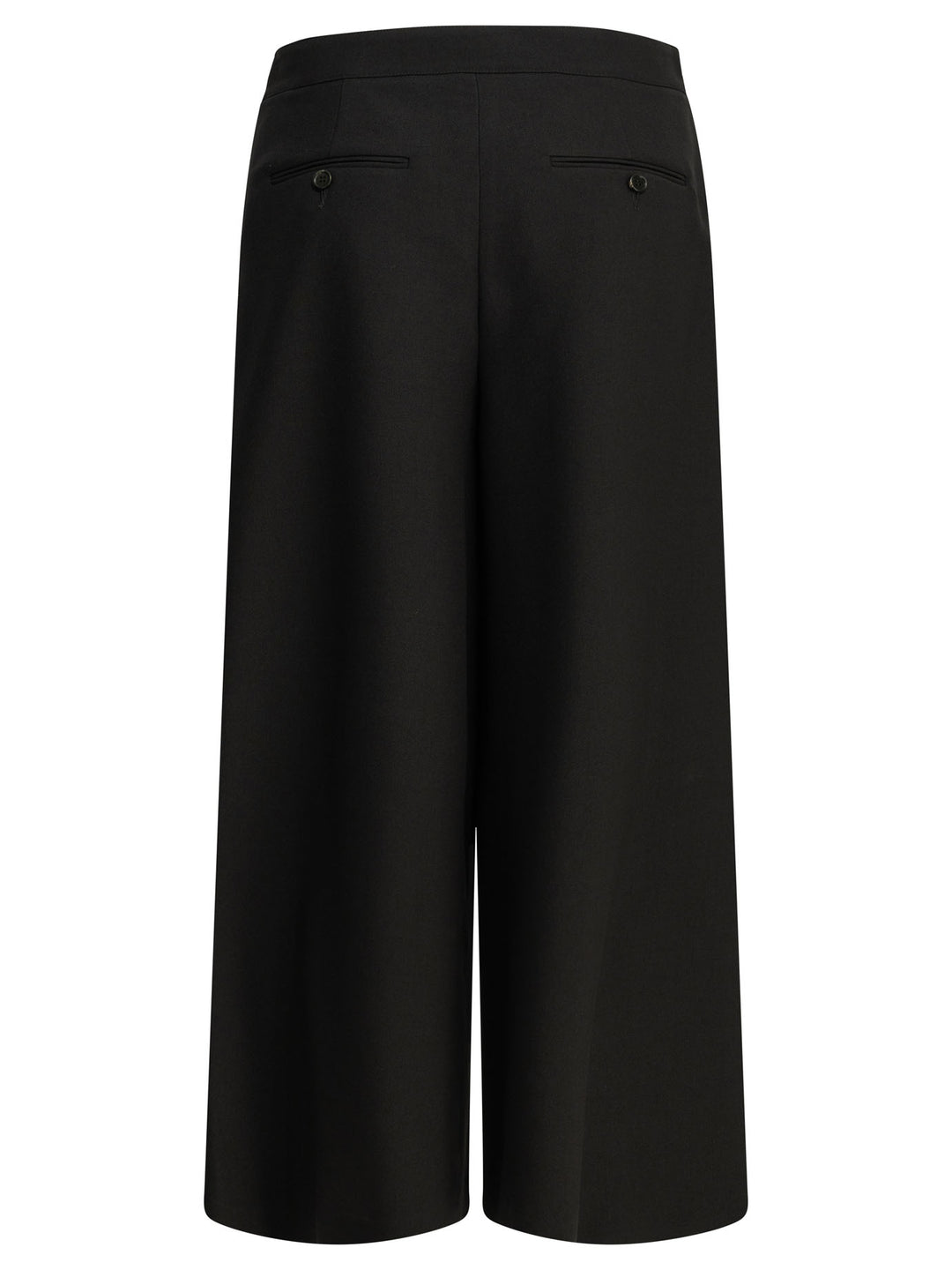 Chloé Wool Tailored Pants Trousers - Nero | 7cdc93d81ee49d7d48de02ccd5aff2b32d2692b7