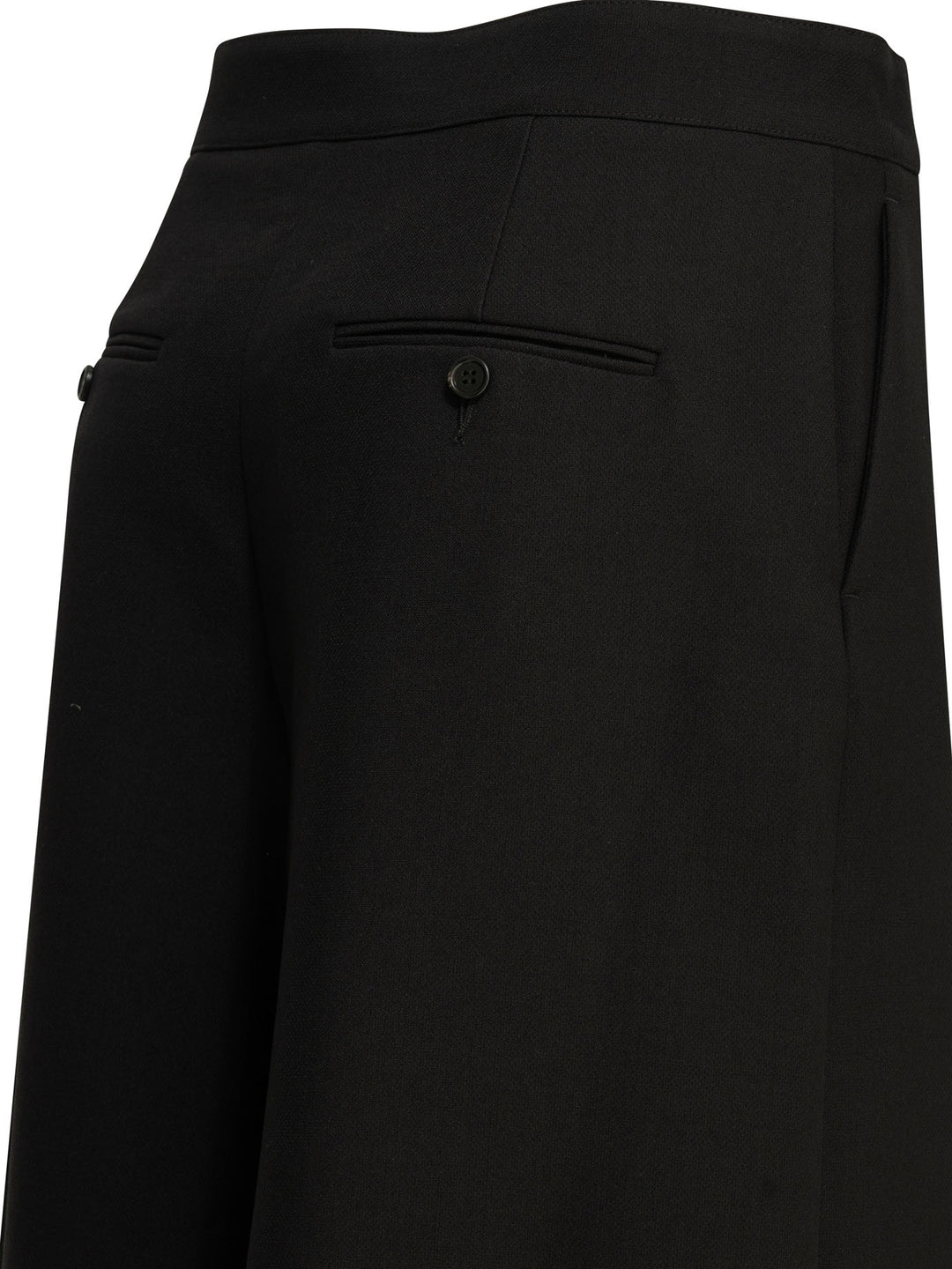 Chloé Wool Tailored Pants Trousers - Nero | 2f4df98440fa25f2c82d6bdc59f33b7e5fa543ef