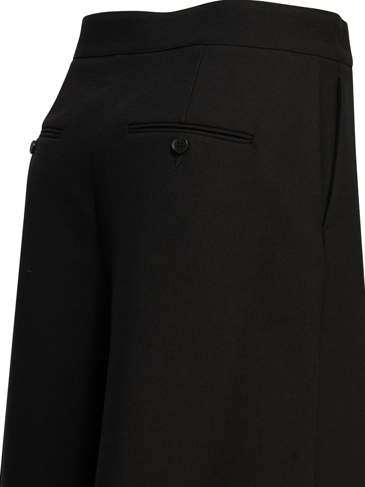 Chloé Wool Tailored Pants Trousers - Nero | 2f4df98440fa25f2c82d6bdc59f33b7e5fa543ef