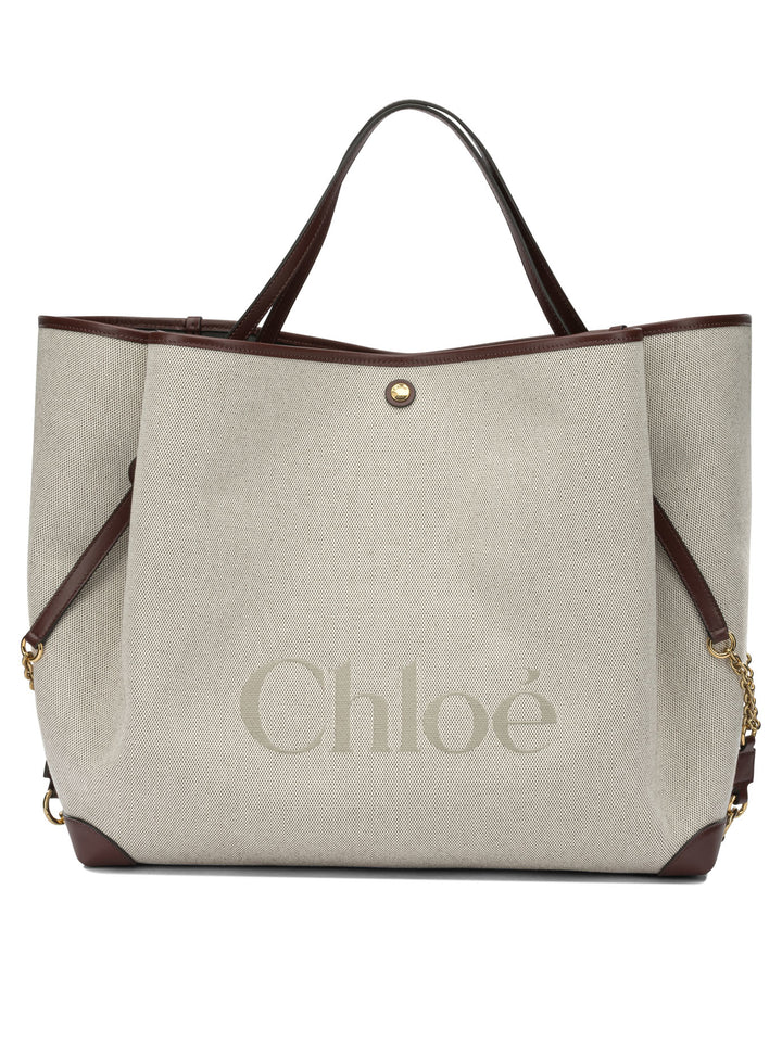 Chloé Clover Borse a Spalla e Tracolla - Beige | 65044f39b1a5c440a4e4183c78e31eb2aeca9fb8