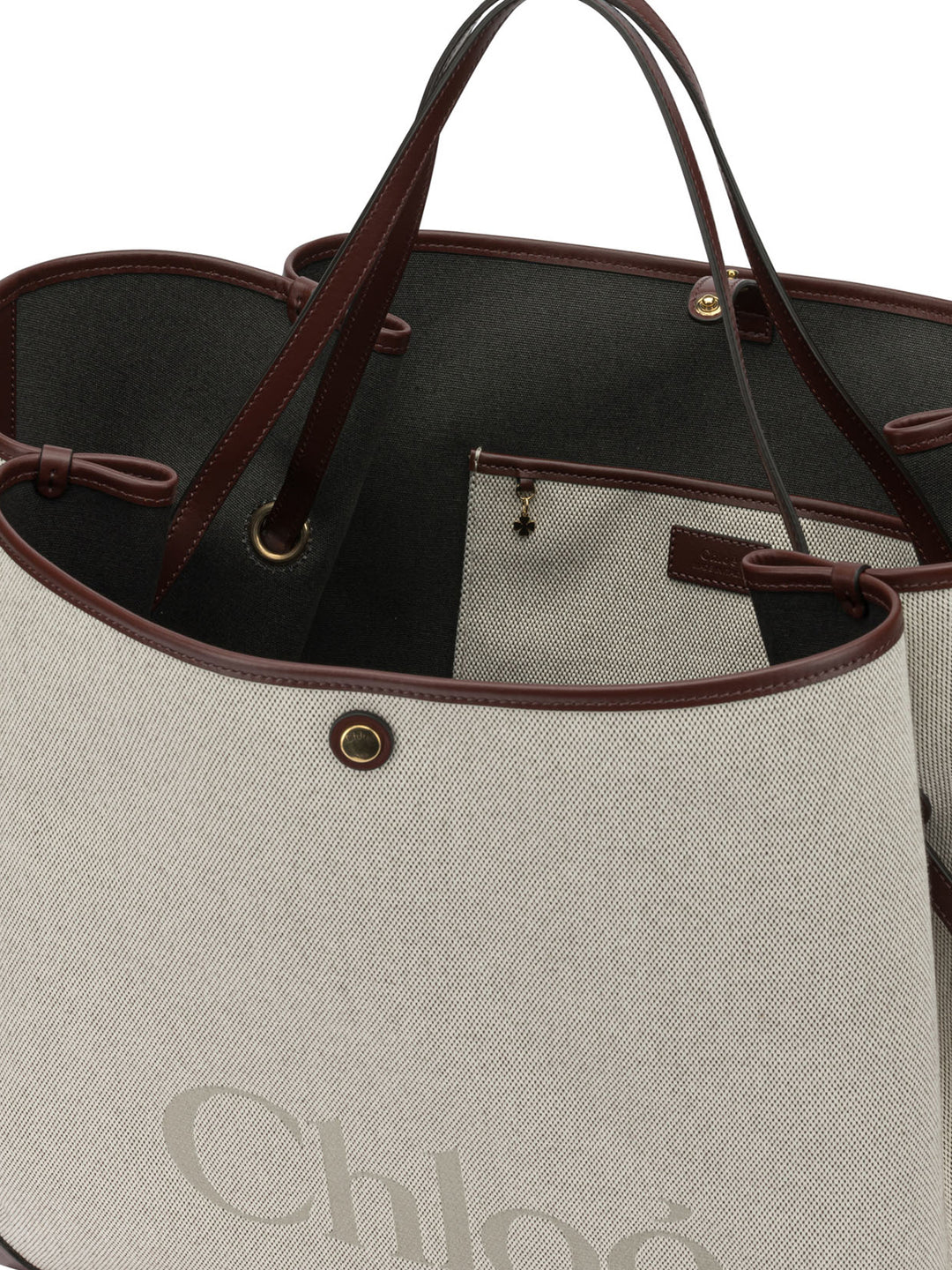 Chloé Clover Borse a Spalla e Tracolla - Beige | 2de8783a823a07552a975251af3b43cf174cae71