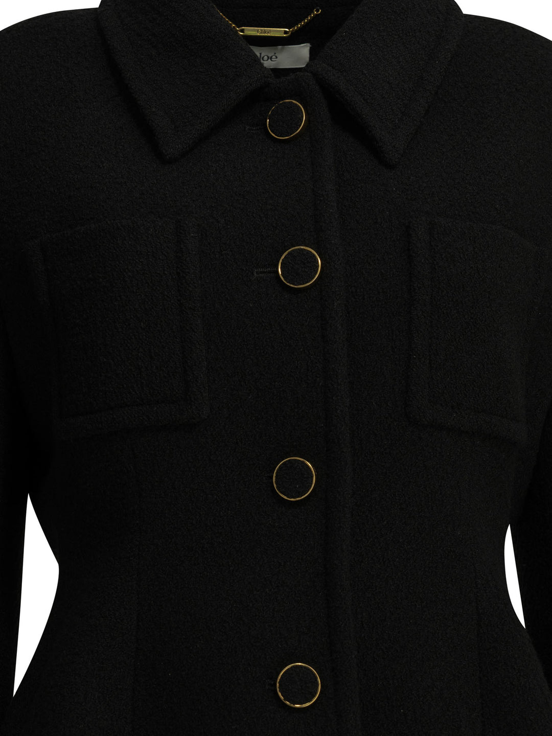Chloé Wool Blazer Jackets and Coats - Nero | 41e336850b6539e61c4d08f1abac3d35523963bd