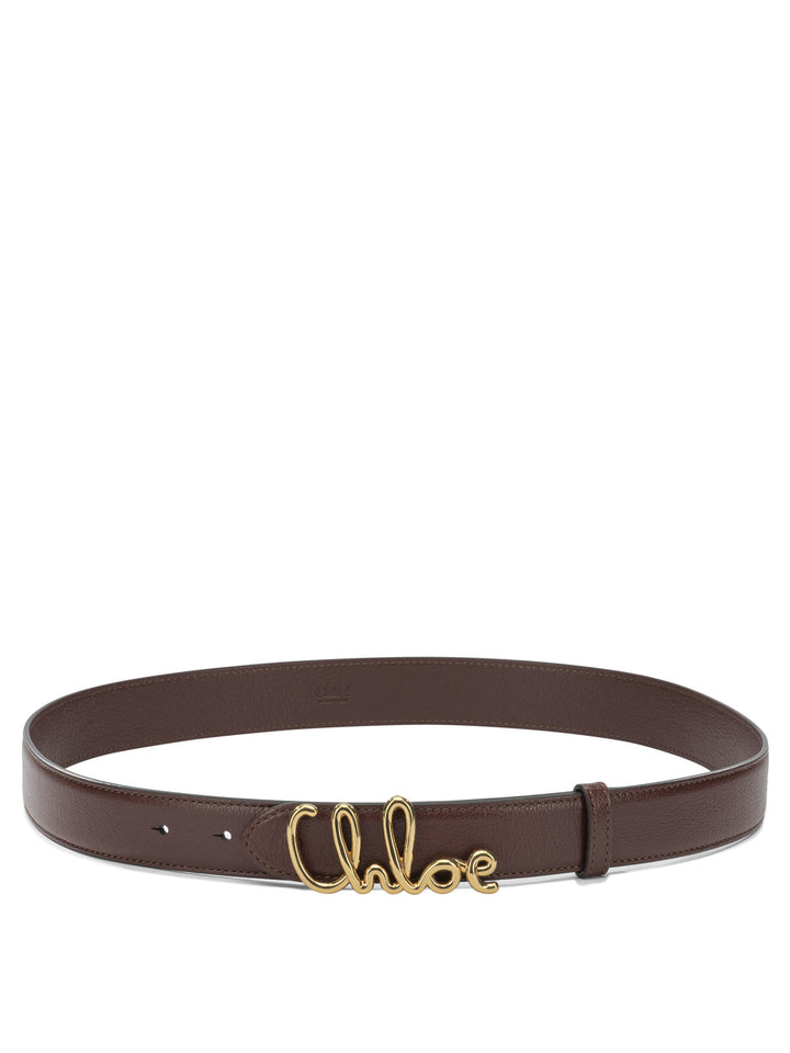 Chloé Chloé Iconic Cinture - Marrone | 42aa3cc0e4cf1448a8c7e39d01ceb283cc3e1968