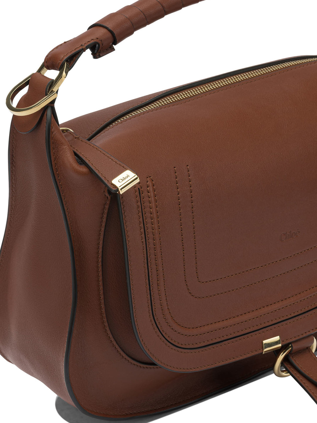 Chloé Marcie Handbags - Marrone | 9f10740680497bcb590e5ccb8358770d948df091