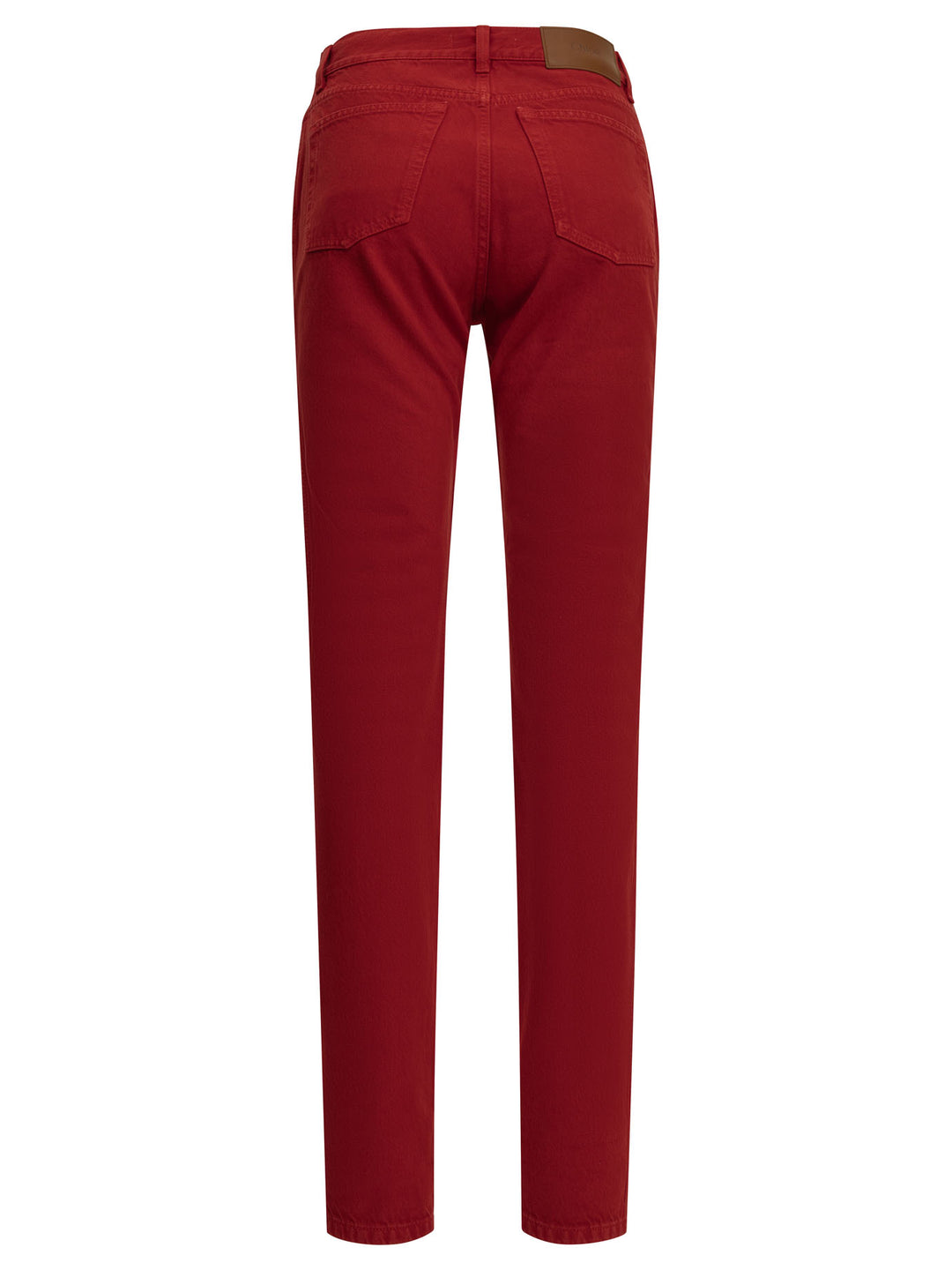 Chloé Straight-Leg Jeans - Rosso | aa3d05b4206a9f08b7f73fe6b89417270be1e0cc