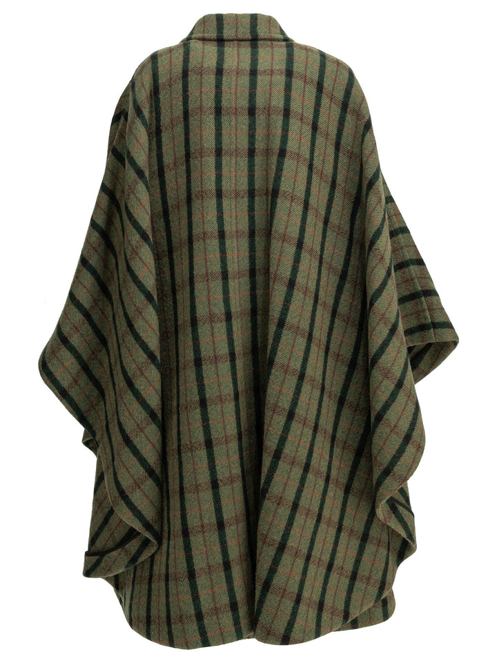 Chloé Wool Cape Jackets and Coats - Verde | b23bbc01f417f540d927c042b37e351dba2ca54a