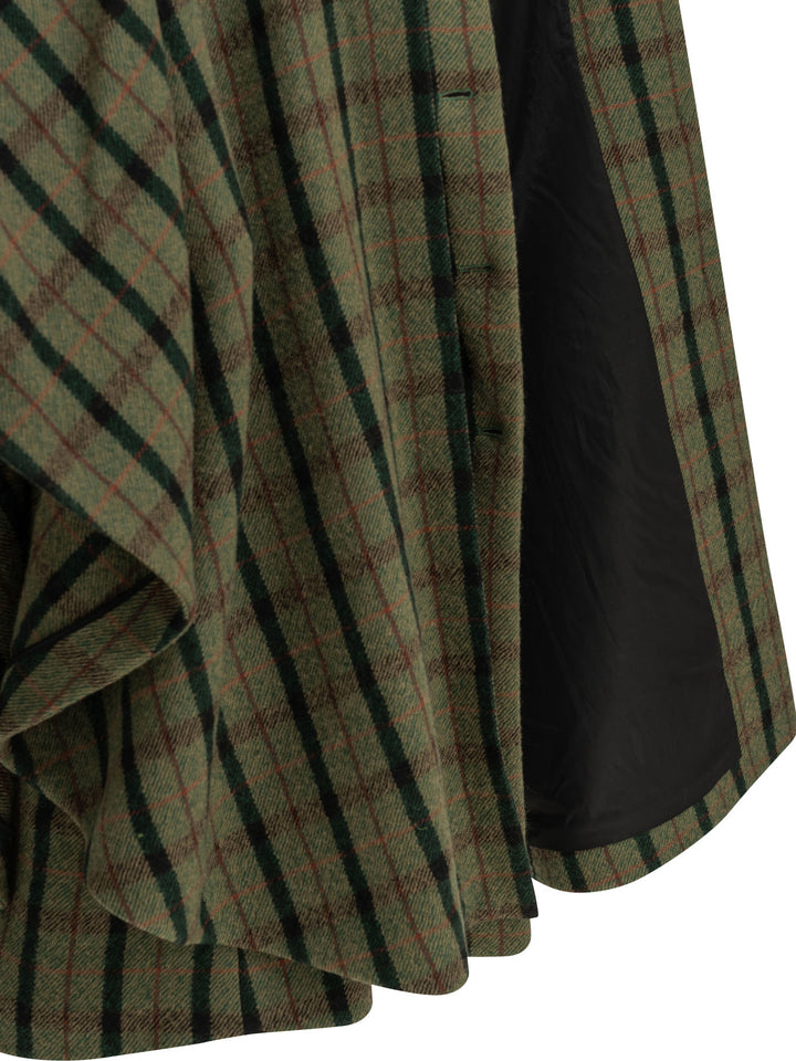 Chloé Wool Cape Jackets and Coats - Verde | 899a3b62f518e76ee8f5a945086a9f0b520223f3