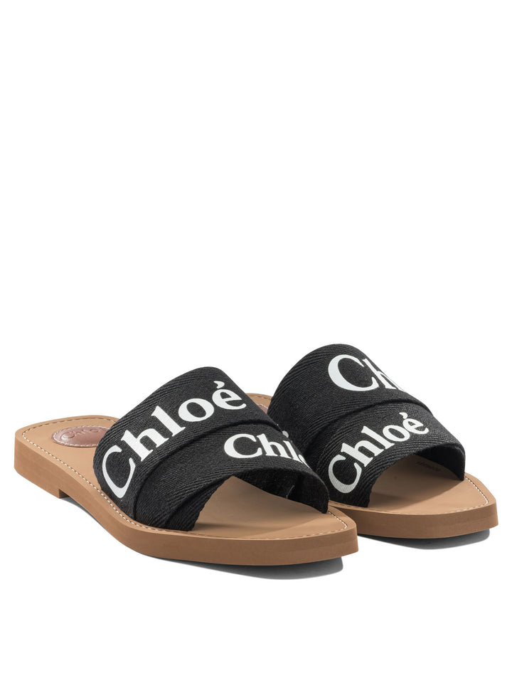 Chloé Woody Sandali - Nero | be26be250816537e2dc654a1c04b34ad0d93f291
