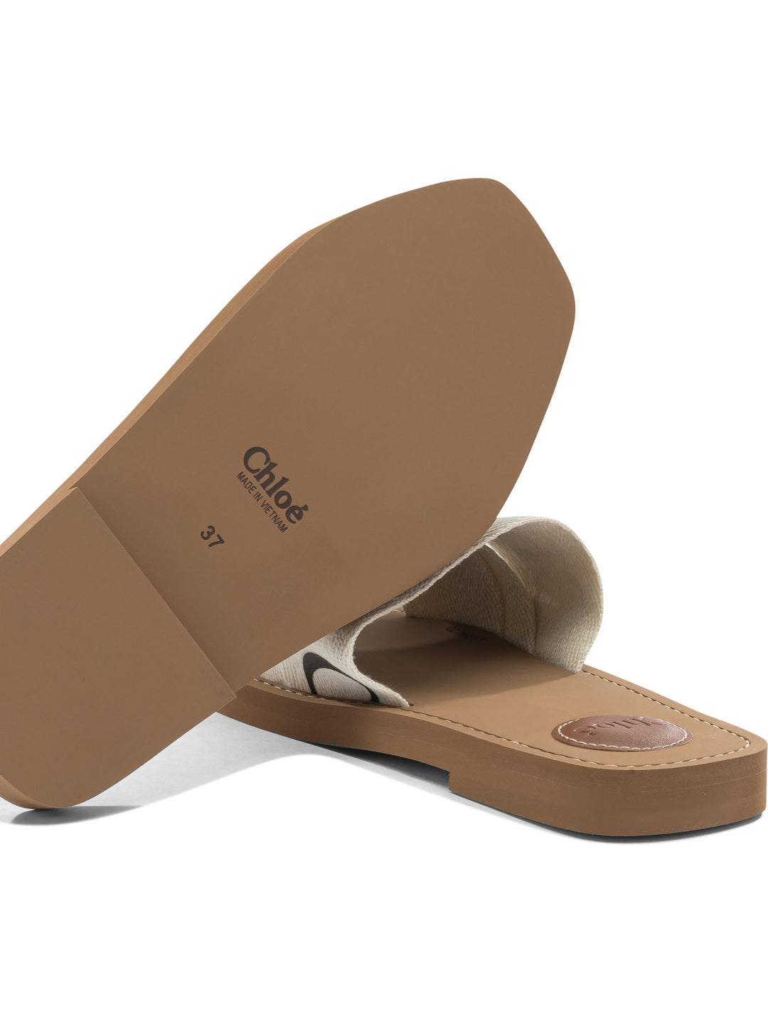Chloé Woody Sandali - Bianco | d0cf3efa9296004b1834be19322389421f26a544