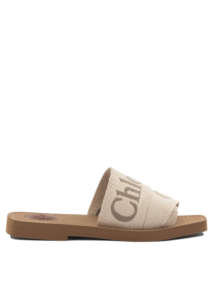 Chloé Woody Sandali - Beige | 6001f58c747c07dbb206af605df539631d91dc60