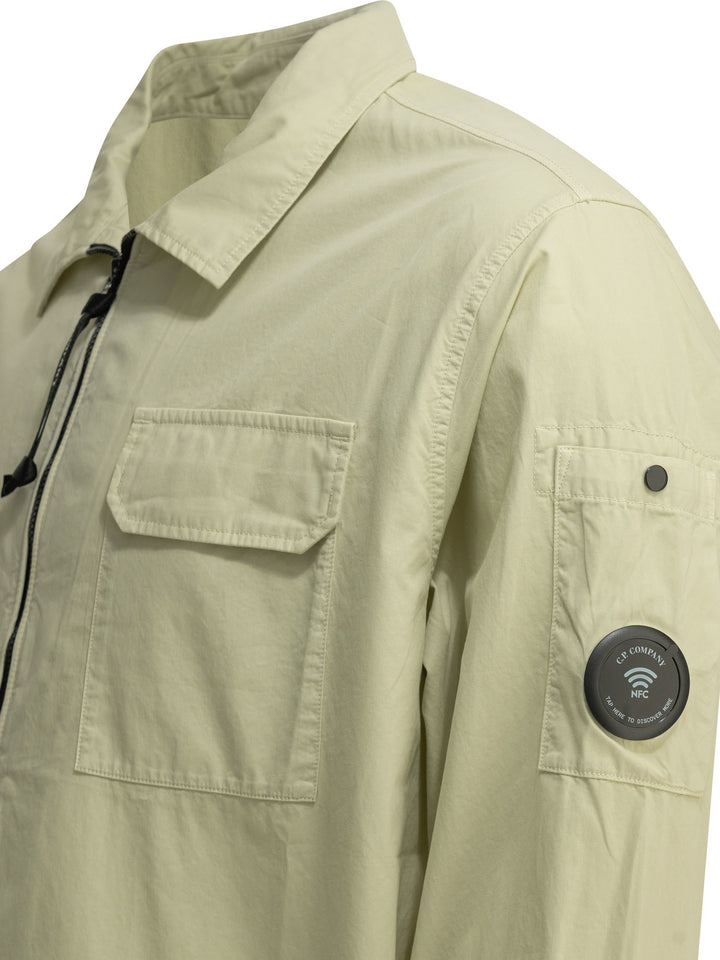 C.P. Company Organic Gabardine Jackets and Coats - Beige | b5a3ee006d63617734f1423525cc092af5ab773c