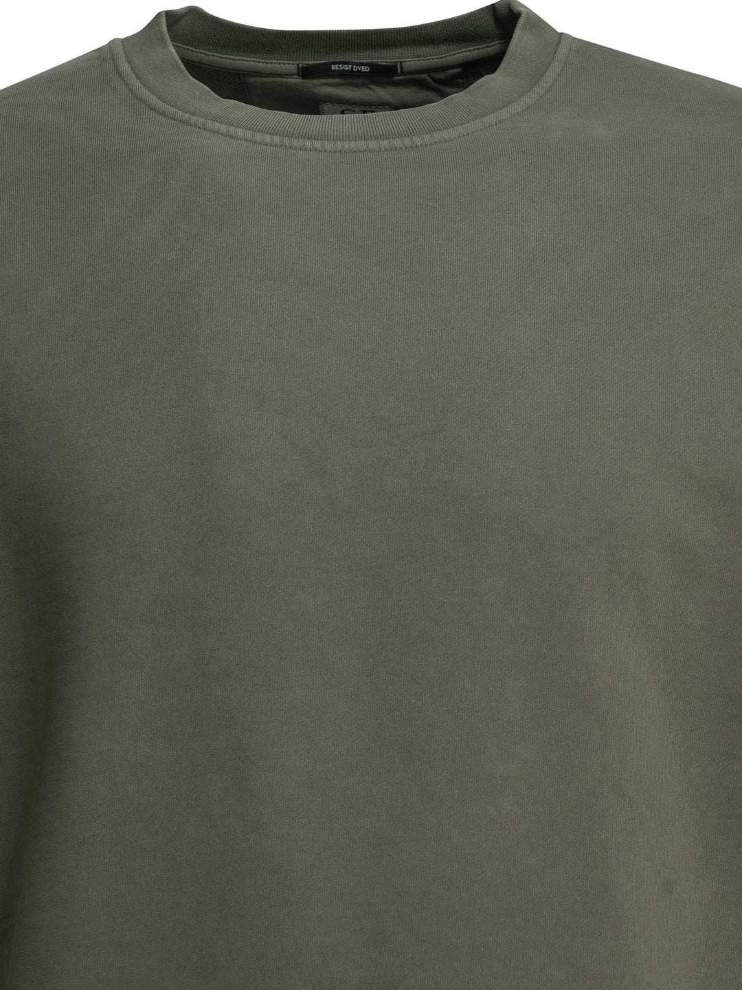 C.P. Company Crewneck Sweatshirt With Logo Sweatshirts - Verde | ff45a224b5432ec1787b22c05c0d0cfcff3850e9