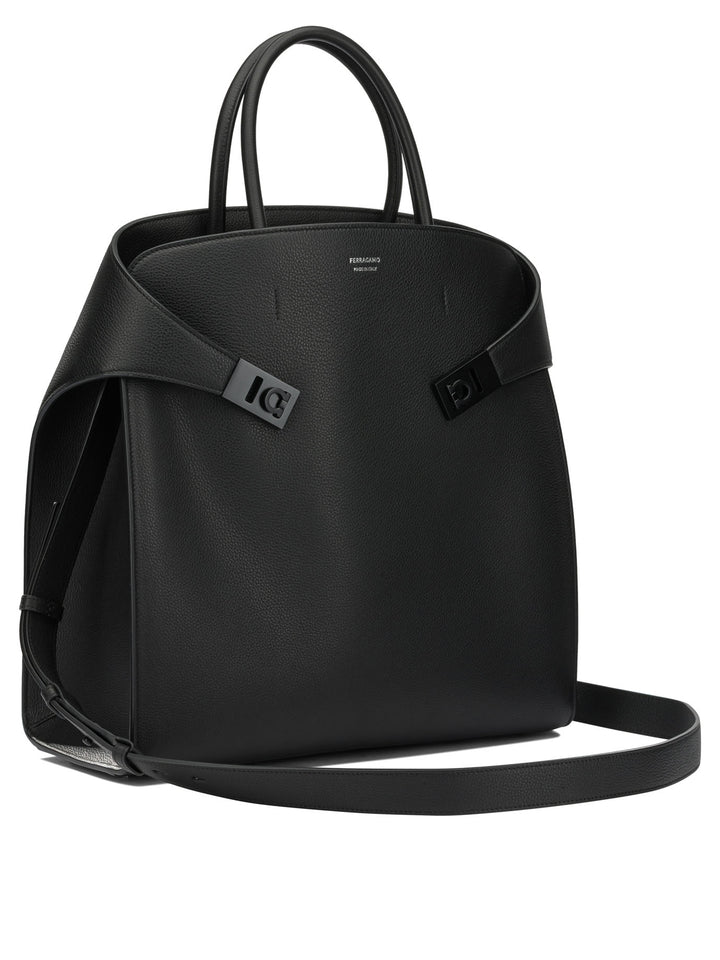 Ferragamo Hug Borse a Mano Nero