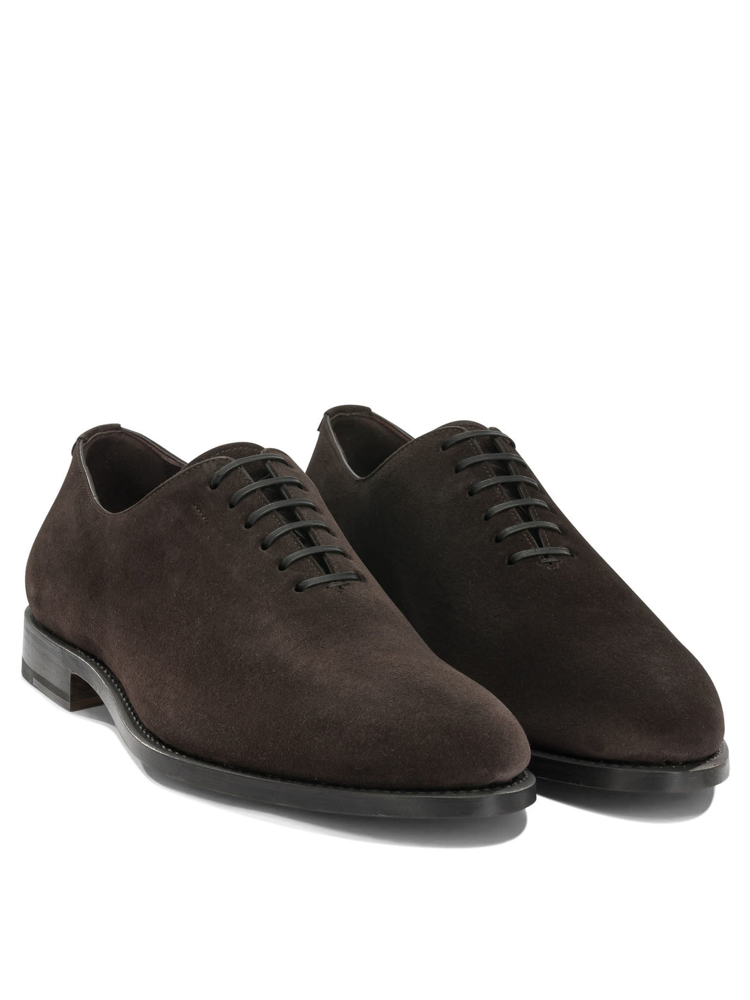 Ferragamo Suede Leather Oxford Lace-Up shoes - Marrone | 6bc40aab0b9c03336922ef1aaa8d52e9e534d826