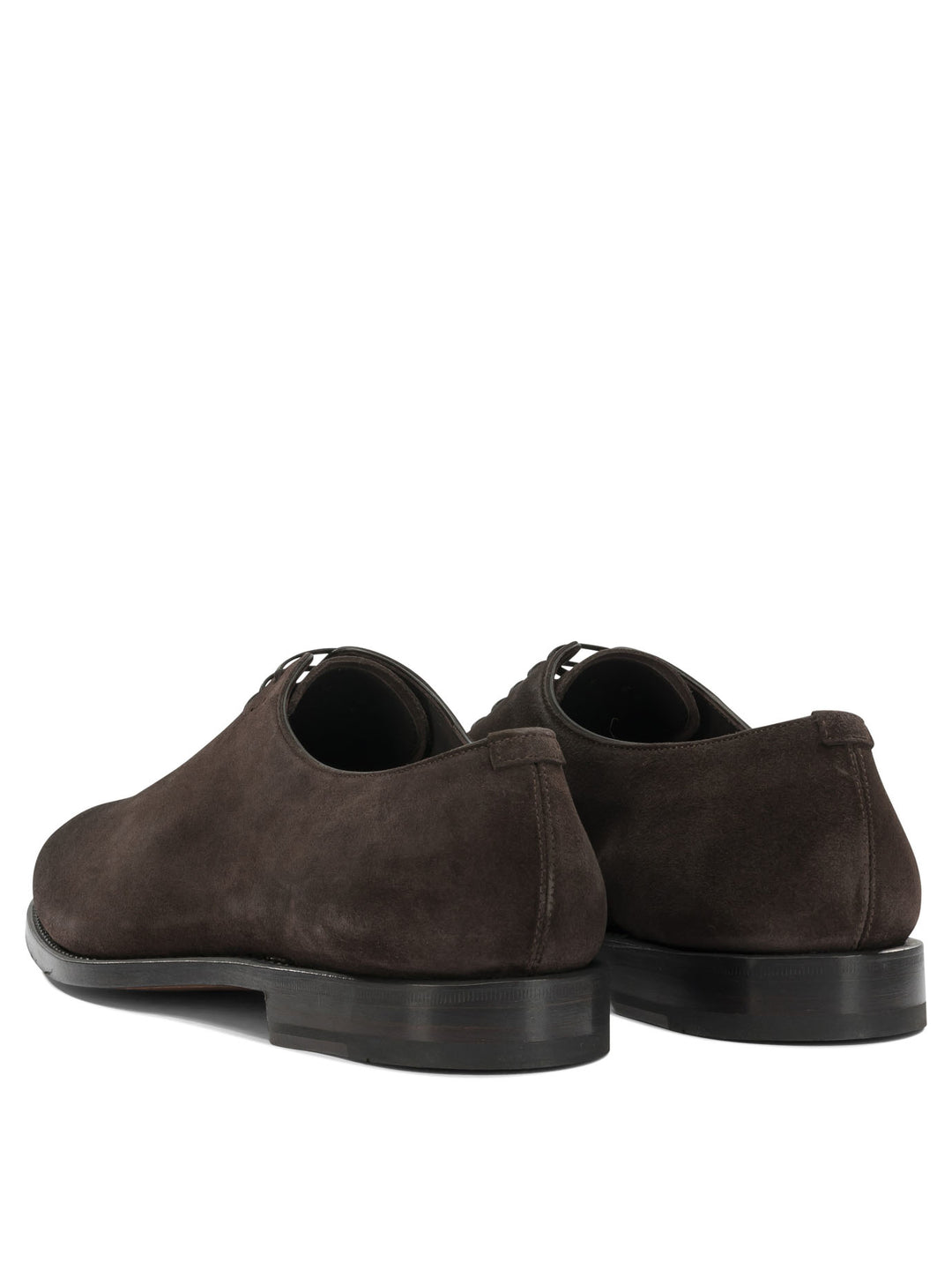 Ferragamo Suede Leather Oxford Lace-Up shoes - Marrone | 9c75d35044d25cdf4e1012ad16989dc43be6d426