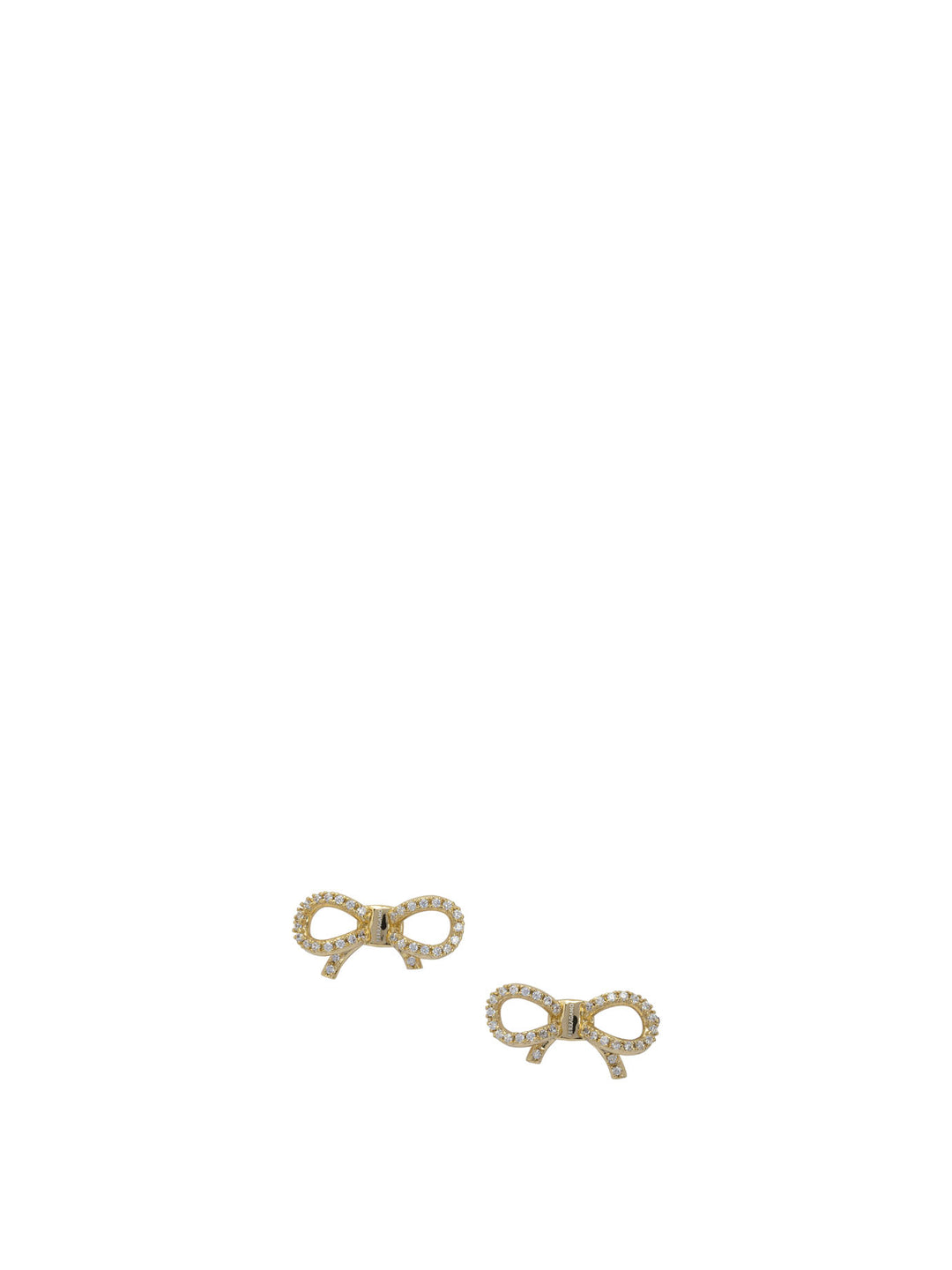 Ferragamo Bow Earrings With Rhinestones Jewels - Oro | 9ef8001bbc3f3f69511cc57873438aa654b6a804