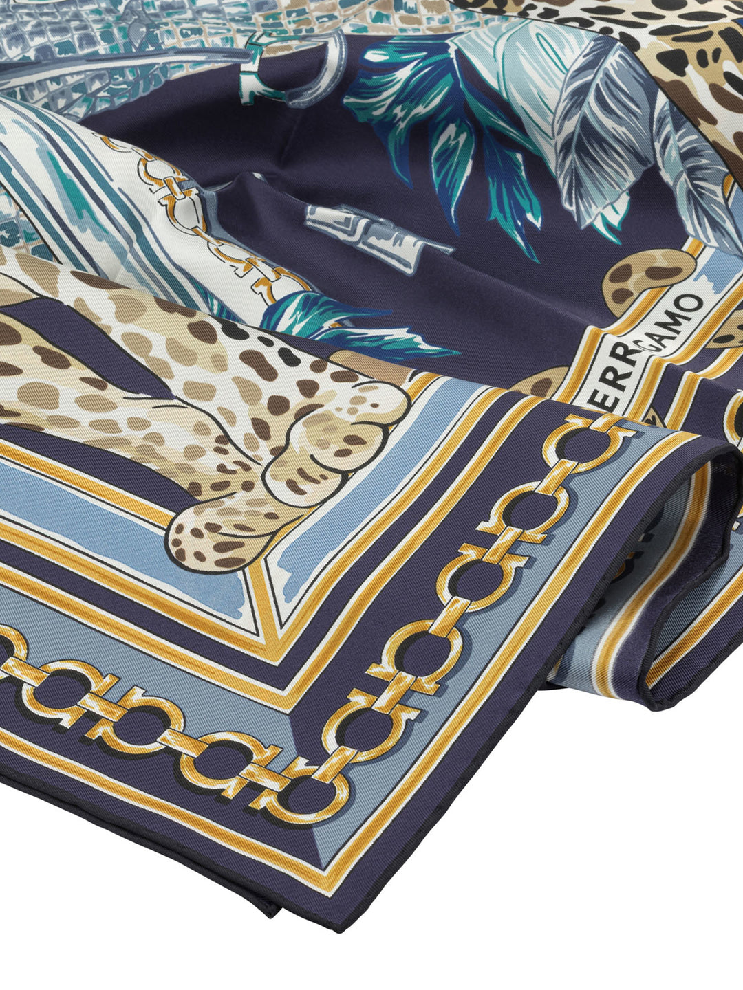 Ferragamo Felini Sciarpe & Foulard - Blu | f9cf4906d5e8b832d9803269070a7156661b9be5