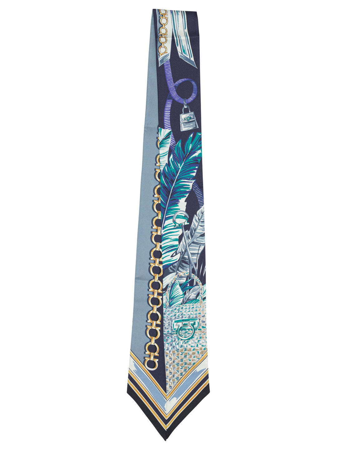 Ferragamo Felini Sciarpe & Foulard - Blu | 4d422cd781013409b740fa2340c74e155ce9d3a7