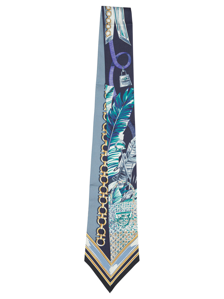 Ferragamo Felini Sciarpe & Foulard - Blu | 4d422cd781013409b740fa2340c74e155ce9d3a7