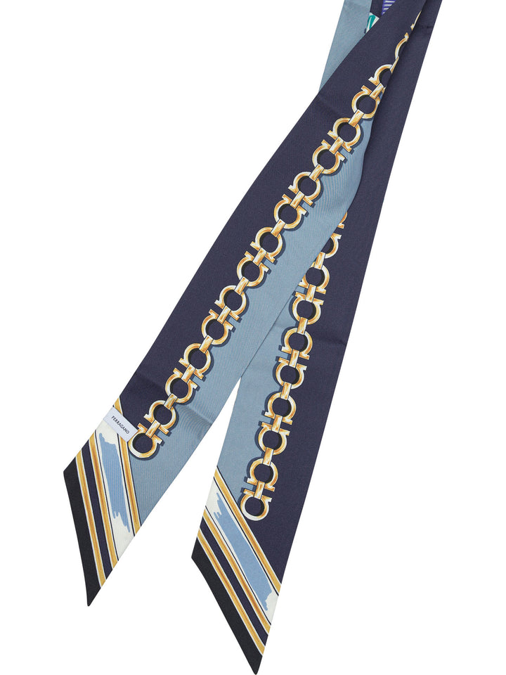 Ferragamo Felini Sciarpe & Foulard - Blu | fcd3683421760c7a36b911f71ad6481a21bd6ade