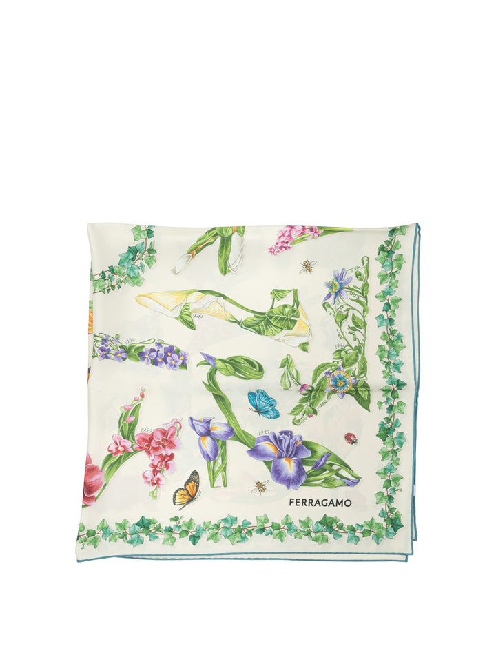 Ferragamo Eden Shoes Sciarpe & Foulard - Bianco | 079c0dfdab1c4141bc342913929c013c8ba84177