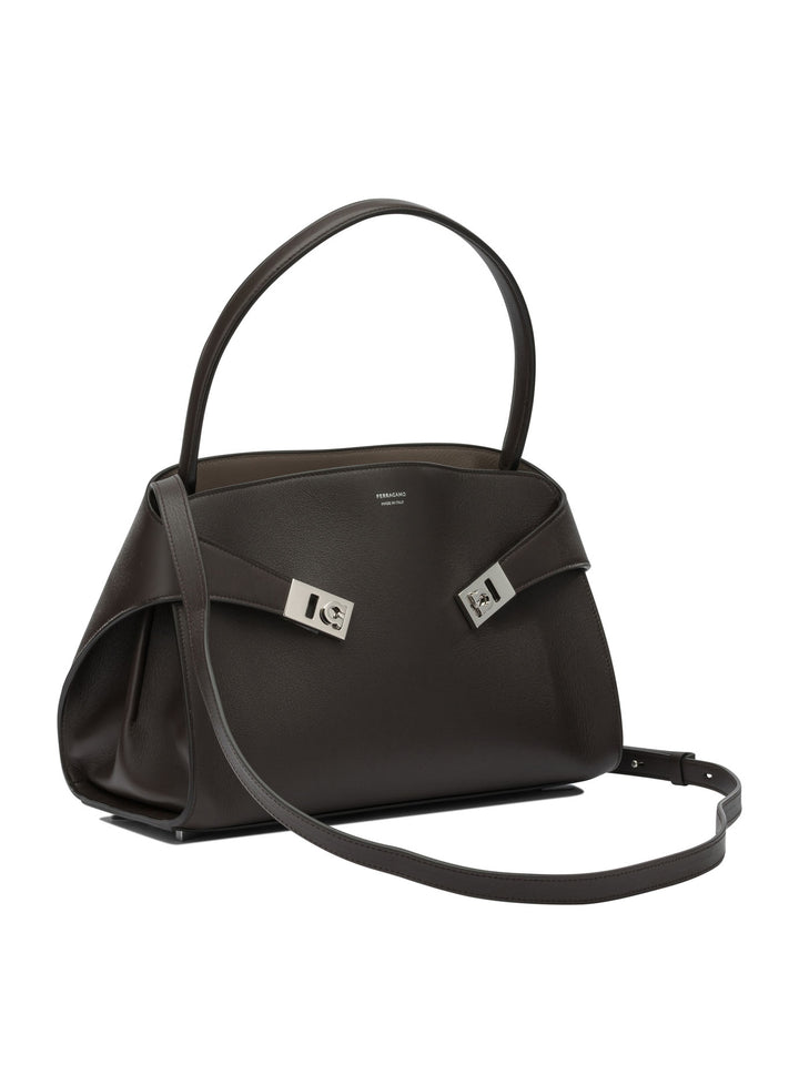 Ferragamo Hug Soft Handbags - Marrone | f75a19ad48650a968d61d46331bb6e4a7e41c1e2