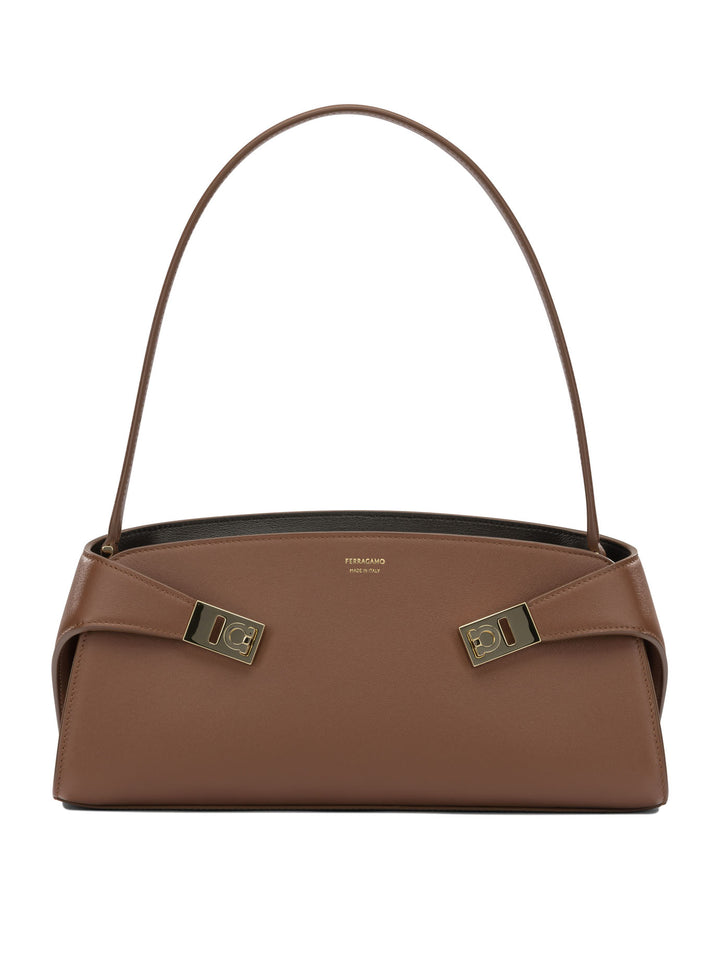 Ferragamo Hug East-West Borse a Spalla e Tracolla - Marrone | ae2544bef6169f859d0b6782fc9243bd6121dd1c