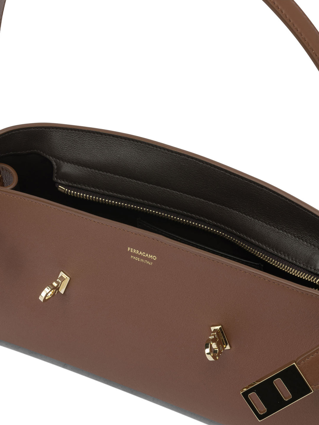 Ferragamo Hug East-West Borse a Spalla e Tracolla - Marrone | 543b57dac36da37ee8662b2d1c3bc24c248bc69d