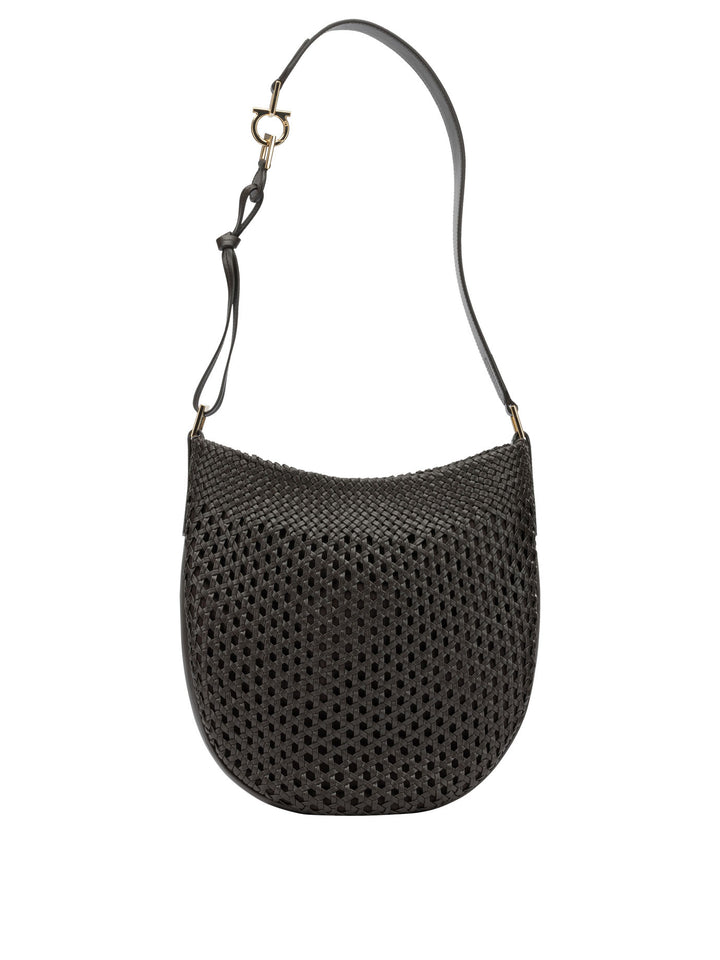 Ferragamo Hobo Smile Borse a Spalla e Tracolla - Marrone | 4e933d513c6b578d7aa5f525e746f8518b1baa7e