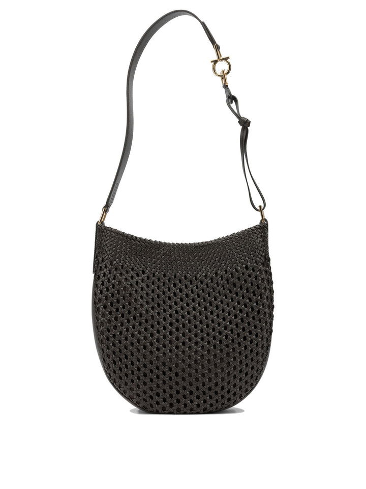 Ferragamo Hobo Smile Borse a Spalla e Tracolla - Marrone | 5055741882404e6cc8034f5170ac9c6796a9f783