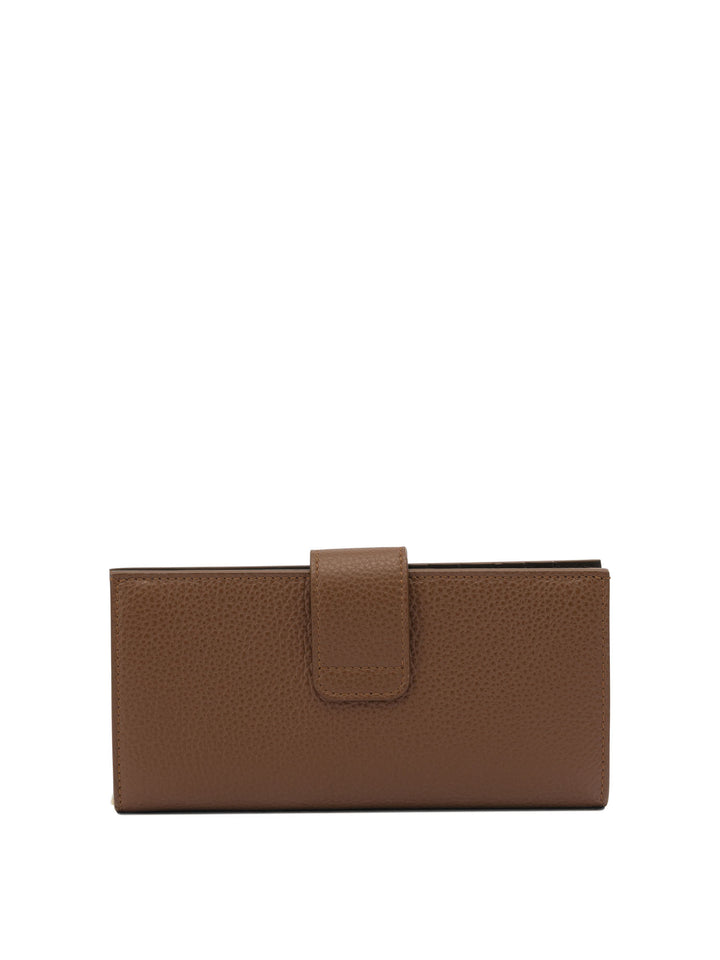 Ferragamo Gancini Continental Wallets & Card holders - Marrone | 36760a0f10e43a318bac315f6767a1100b7a0aed