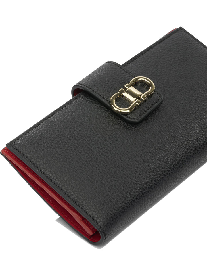 Ferragamo Gancini Wallets & Card holders - Nero | 54b1f97377f633377bff375a022e9f55cb3df6cc