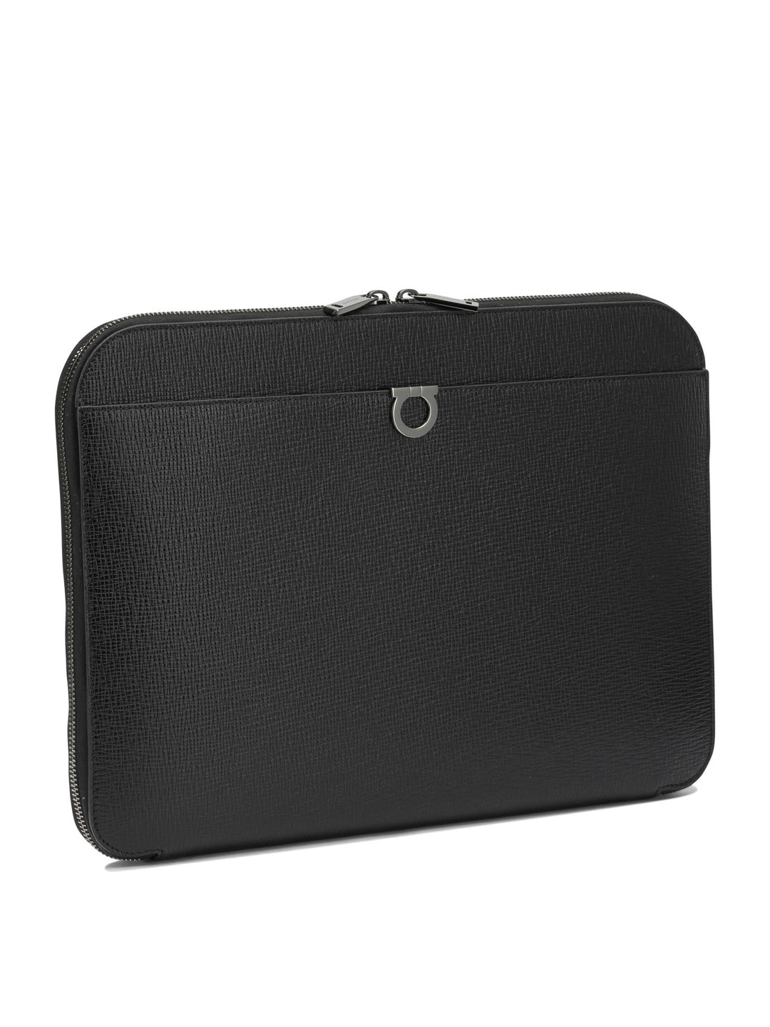 Ferragamo Gancini Pouch - Nero | ff0347281469b28adf80d1c2752f2b635febbc3e