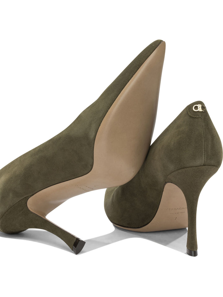 Ferragamo Elydea 95mm Heeled shoes - Verde | dc30c5bfe7a9a89bad42a4b44f535ace4605dd8b