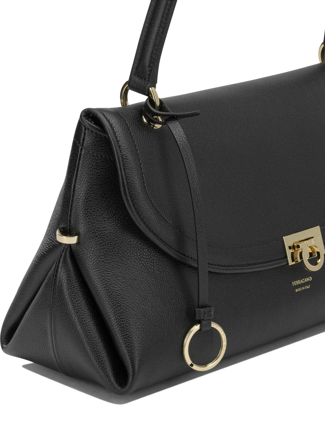 Ferragamo Gancini Borse a Spalla e Tracolla - Nero | 79fbea6d4939e897f66543be6661f3ed96bef4b0