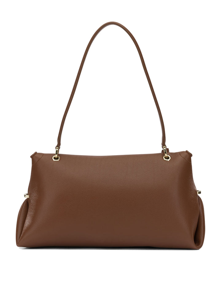 Ferragamo Gancini Borse a Spalla e Tracolla - Marrone | 6cde5165ec38e1913ae580a3bced3da7d64a43a5