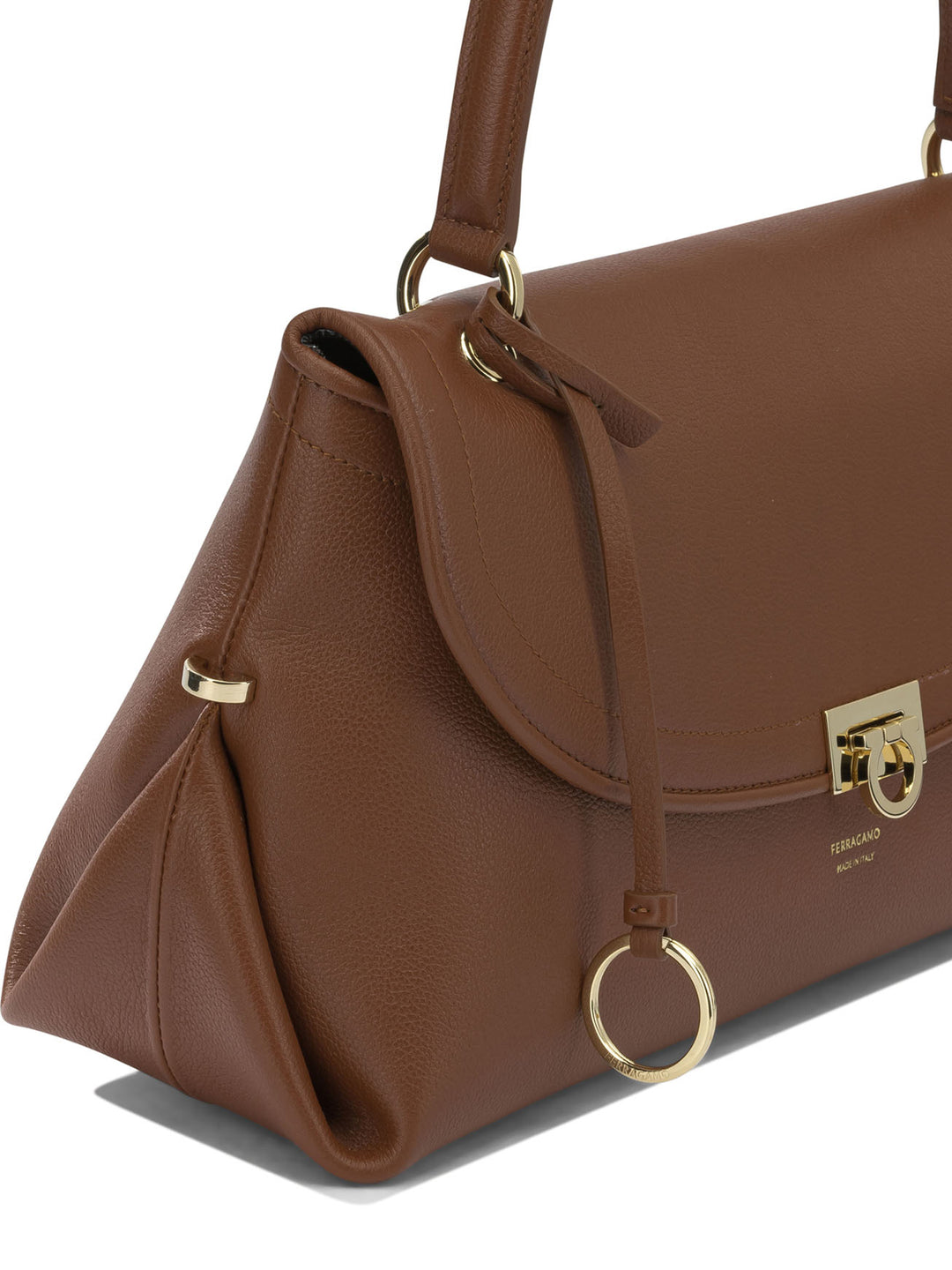 Ferragamo Gancini Borse a Spalla e Tracolla - Marrone | 220b24248fe592d89bfd4b5f07d3c061e312bf82