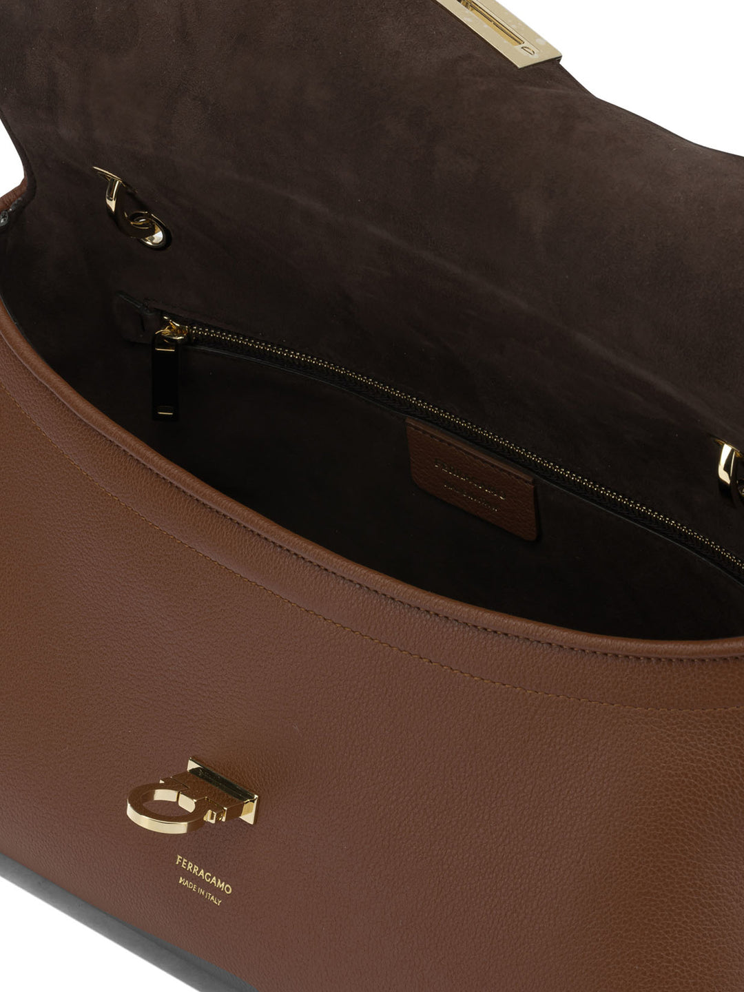 Ferragamo Gancini Borse a Spalla e Tracolla - Marrone | 0f79ec1d0f2fe2b4129b22746fc37698151531ff