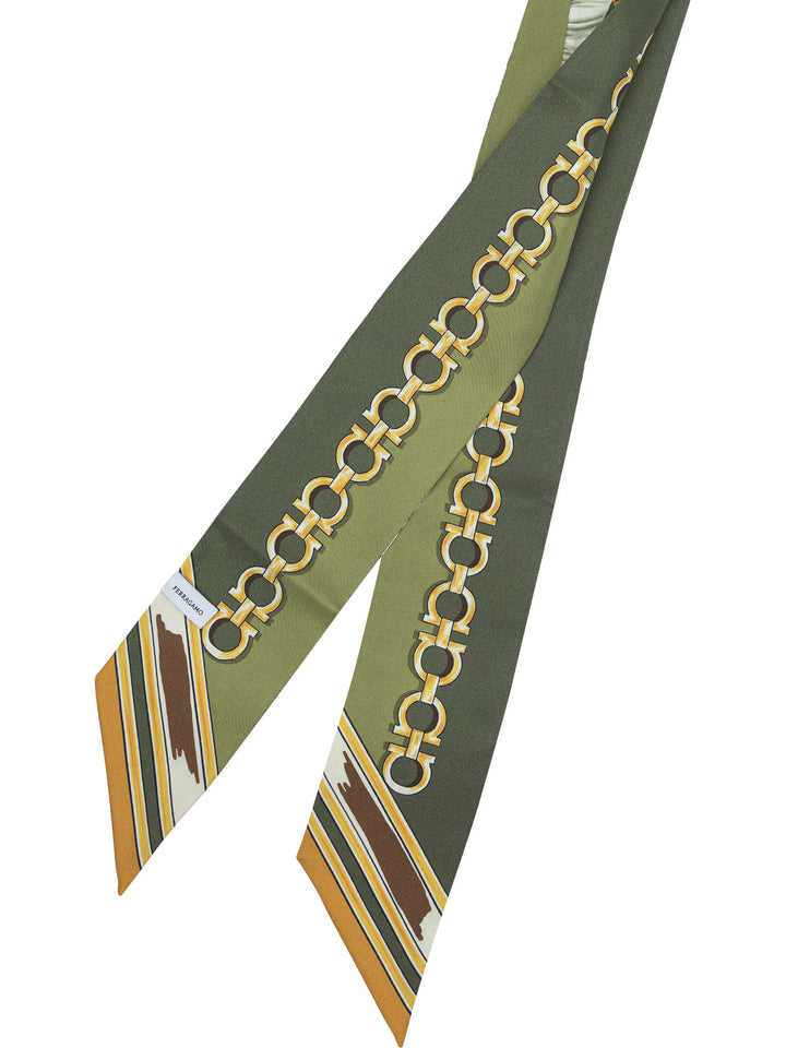 Ferragamo Felini Sciarpe & Foulard - Verde | a369ac84568cc36337e1360b7172bb26fda201c7