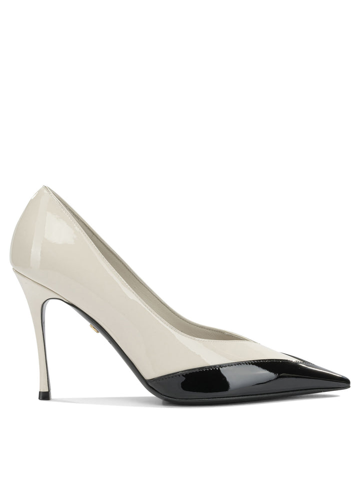 Ferragamo Yasmin 95mm Zapatos con Tacón Blanco