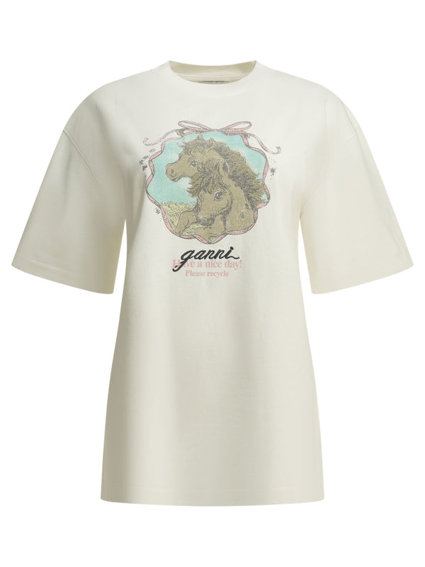 Qixi White T-Shirt