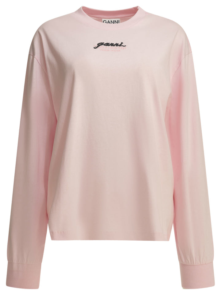Ganni Future T-shirts - Rosa | a6c9aed47fad17eb3ee7c36dff141cbf69712e06