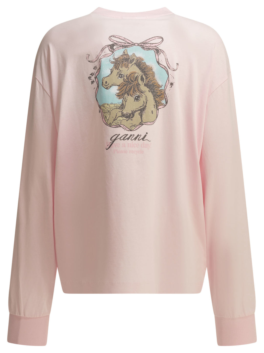 Ganni Future T-shirts - Rosa | 5b994dbe98c1ee596b67318d915e724b7404e27a