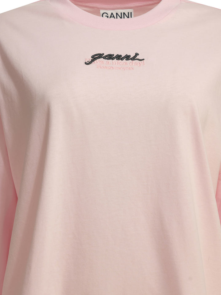 Ganni Future T-shirts - Rosa | 5da228313e12b59b024f9e1eb7188d3435e2b1ff