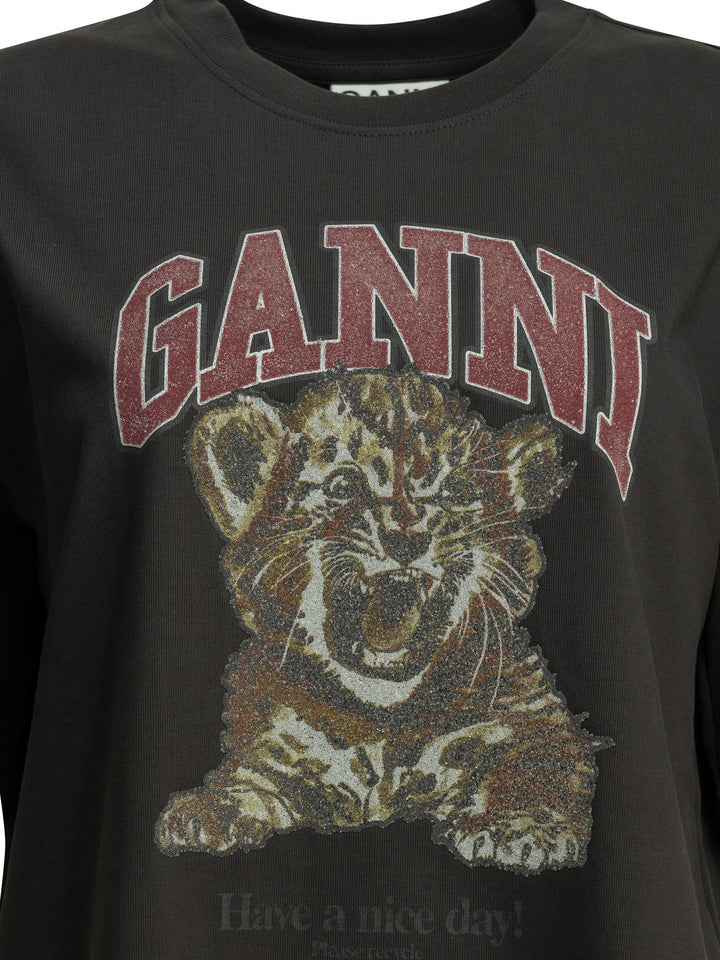 Ganni Baby Tiger T-shirts - Nero | 0c4f06e70d756aab44b66181da50be3dda0fcadc