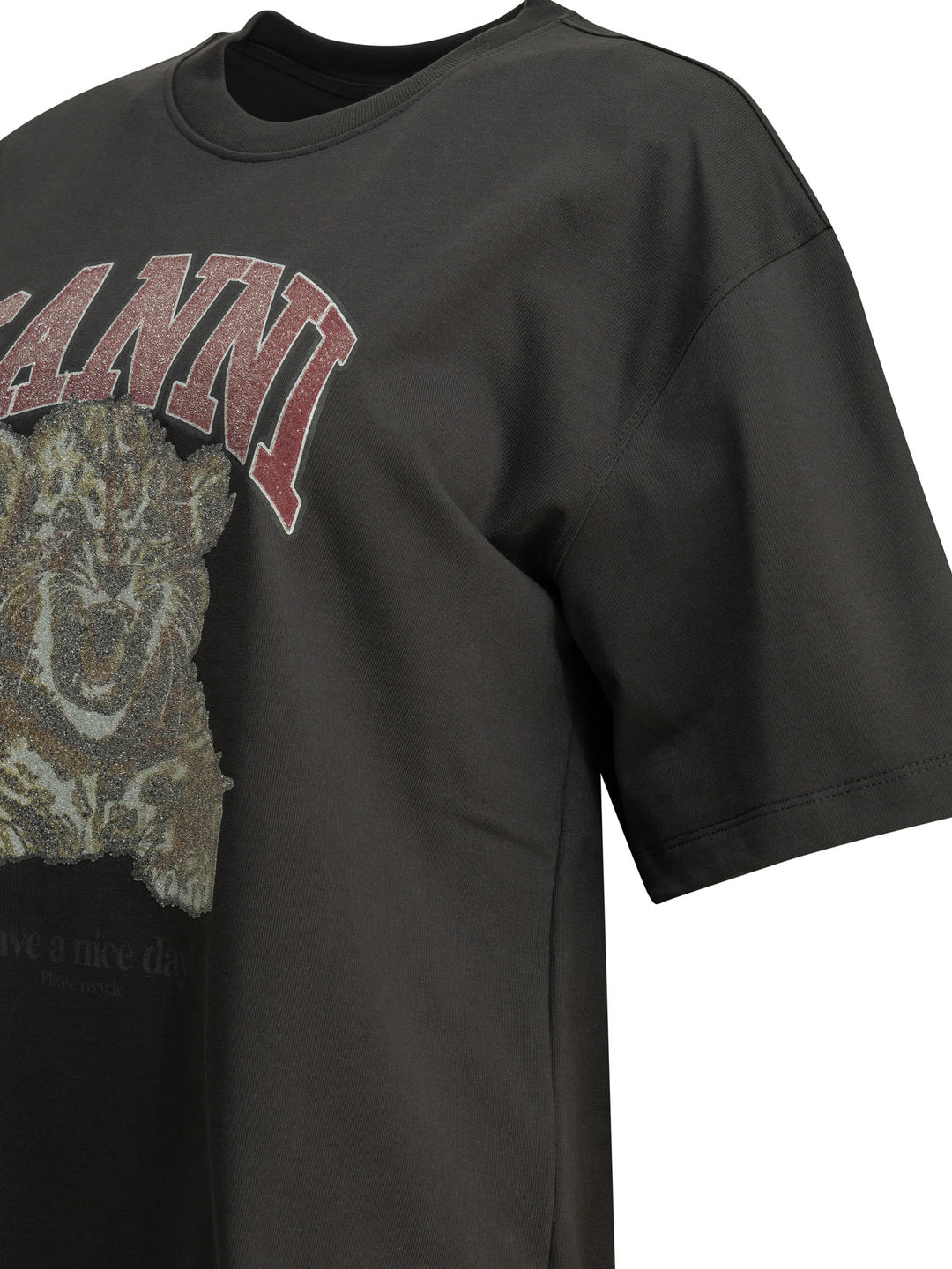 Ganni Baby Tiger T-shirts - Nero | c08d8ed84e7913c02e4386a128bcb7bd92dc4dd6
