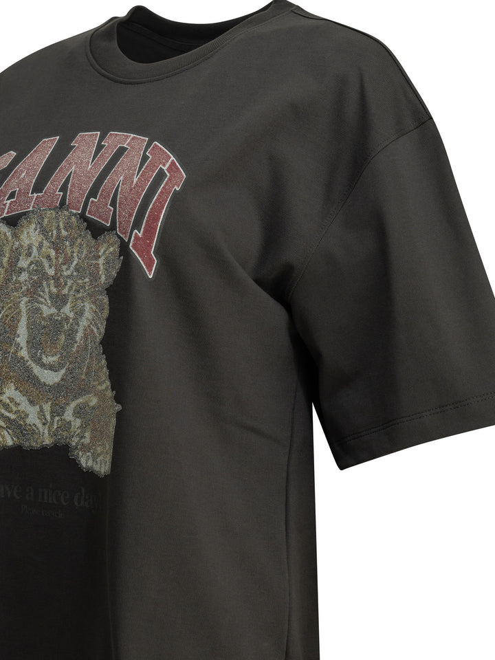 Ganni Baby Tiger T-shirts - Nero | c08d8ed84e7913c02e4386a128bcb7bd92dc4dd6