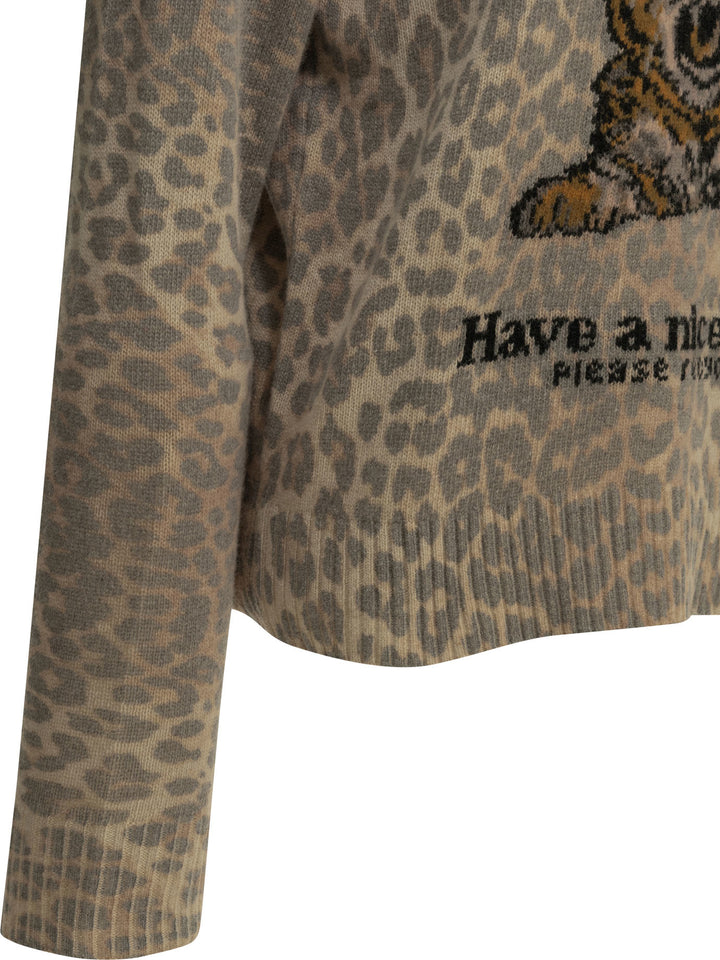 Ganni Tiger Knitwear - Marrone | 75a627b9bfa98ac9ef3fd4b7b70712153c70cb69